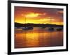 Sunset, Russell, Bay of Islands, Northland, New Zealand-David Wall-Framed Photographic Print