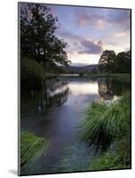 Sunset, Rydal Water, Lake District National Park, Cumbria, England, United Kingdom, Europe-Jeremy Lightfoot-Mounted Photographic Print