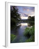 Sunset, Rydal Water, Lake District National Park, Cumbria, England, United Kingdom, Europe-Jeremy Lightfoot-Framed Photographic Print