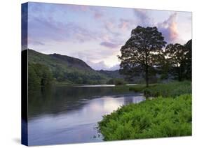 Sunset, Rydal Water, Lake District National Park, Cumbria, England, United Kingdom, Europe-Jeremy Lightfoot-Stretched Canvas