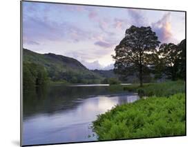 Sunset, Rydal Water, Lake District National Park, Cumbria, England, United Kingdom, Europe-Jeremy Lightfoot-Mounted Photographic Print