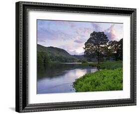 Sunset, Rydal Water, Lake District National Park, Cumbria, England, United Kingdom, Europe-Jeremy Lightfoot-Framed Photographic Print