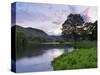 Sunset, Rydal Water, Lake District National Park, Cumbria, England, United Kingdom, Europe-Jeremy Lightfoot-Stretched Canvas