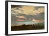 Sunset, Saco Bay (Oil on Canvas)-Winslow Homer-Framed Giclee Print