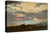 Sunset, Saco Bay (Oil on Canvas)-Winslow Homer-Stretched Canvas