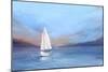 Sunset Sailboat-Isabelle Z-Mounted Premium Giclee Print