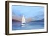 Sunset Sailboat-Isabelle Z-Framed Art Print