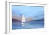 Sunset Sailboat-Isabelle Z-Framed Art Print