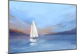 Sunset Sailboat-Isabelle Z-Mounted Art Print