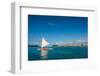 Sunset Sailing at Beautiful Bora Bora Lagoon-BlueOrange Studio-Framed Photographic Print