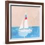 Sunset Sailing-null-Framed Art Print