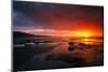 Sunset Saltburn N England-null-Mounted Photographic Print