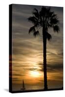 Sunset, Santa Monica Beach-Natalie Tepper-Stretched Canvas