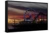 Sunset, Santa Monica Beach-Natalie Tepper-Framed Stretched Canvas