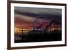 Sunset, Santa Monica Beach-Natalie Tepper-Framed Photo