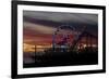 Sunset, Santa Monica Beach-Natalie Tepper-Framed Photo