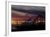 Sunset, Santa Monica Beach-Natalie Tepper-Framed Photo