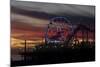 Sunset, Santa Monica Beach-Natalie Tepper-Mounted Photo