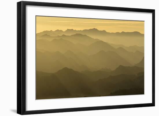 Sunset, Santa Monica Mountains, Santa Monica Mountains Nra, California-Rob Sheppard-Framed Photographic Print