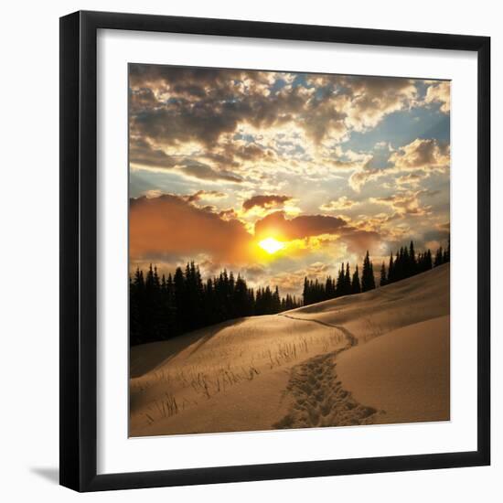 Sunset Scene-Andrushko Galyna-Framed Photographic Print