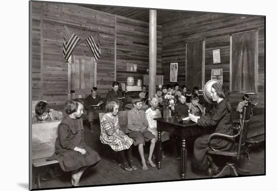 Sunset School 1921 Archival Photo Poster Print-null-Mounted Poster