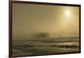 Sunset, sea stacks, Bandon by the Sea, USA-Michel Hersen-Framed Photographic Print