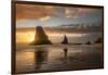 Sunset Sea Stacks-Danny Head-Framed Photographic Print