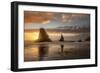 Sunset Sea Stacks-Danny Head-Framed Photographic Print