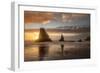 Sunset Sea Stacks-Danny Head-Framed Photographic Print