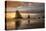 Sunset Sea Stacks-Danny Head-Stretched Canvas