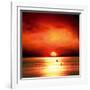 Sunset Sea-Jurek Nems-Framed Giclee Print