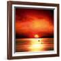 Sunset Sea-Jurek Nems-Framed Giclee Print