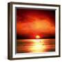 Sunset Sea-Jurek Nems-Framed Giclee Print