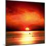 Sunset Sea-Jurek Nems-Mounted Giclee Print