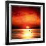 Sunset Sea-Jurek Nems-Framed Art Print