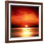 Sunset Sea-Jurek Nems-Framed Art Print