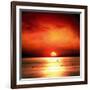 Sunset Sea-Jurek Nems-Framed Premium Giclee Print