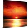 Sunset Sea-Jurek Nems-Mounted Premium Giclee Print