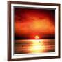 Sunset Sea-Jurek Nems-Framed Art Print