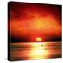 Sunset Sea-Jurek Nems-Stretched Canvas