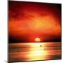 Sunset Sea-Jurek Nems-Mounted Art Print