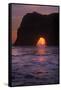 Sunset Seascape at Elephant Rock, Mendocino Coast California-Vincent James-Framed Stretched Canvas