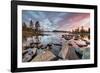 Sunset Shoreline-Mikael Svensson-Framed Giclee Print