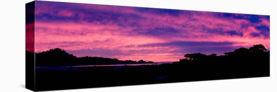 Sunset Silhouette-Howard Ruby-Stretched Canvas