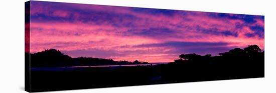 Sunset Silhouette-Howard Ruby-Stretched Canvas