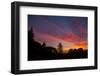 Sunset Sky and Atumn Trees Over Berkeley-Vincent James-Framed Photographic Print