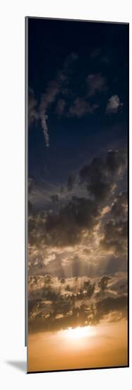 Sunset Sky, Large Format Vertical Panoramic, West Sussex, England, United Kingdom, Europe-Giles Bracher-Mounted Photographic Print