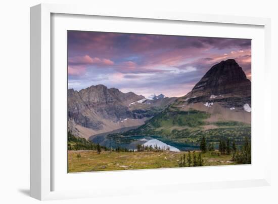 Sunset Sky over Hidden Lake. Glacier National Park, Montana-Jordi Elias Grassot-Framed Photographic Print