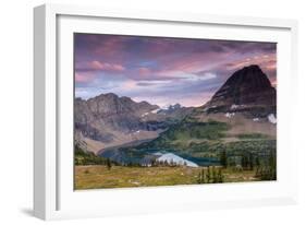 Sunset Sky over Hidden Lake. Glacier National Park, Montana-Jordi Elias Grassot-Framed Photographic Print