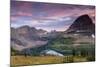 Sunset Sky over Hidden Lake. Glacier National Park, Montana-Jordi Elias Grassot-Mounted Photographic Print